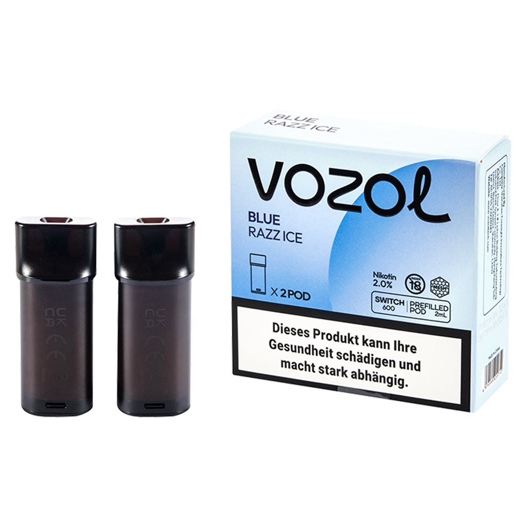 VOZOL Switch Pod Blue Razz Ice 2mg