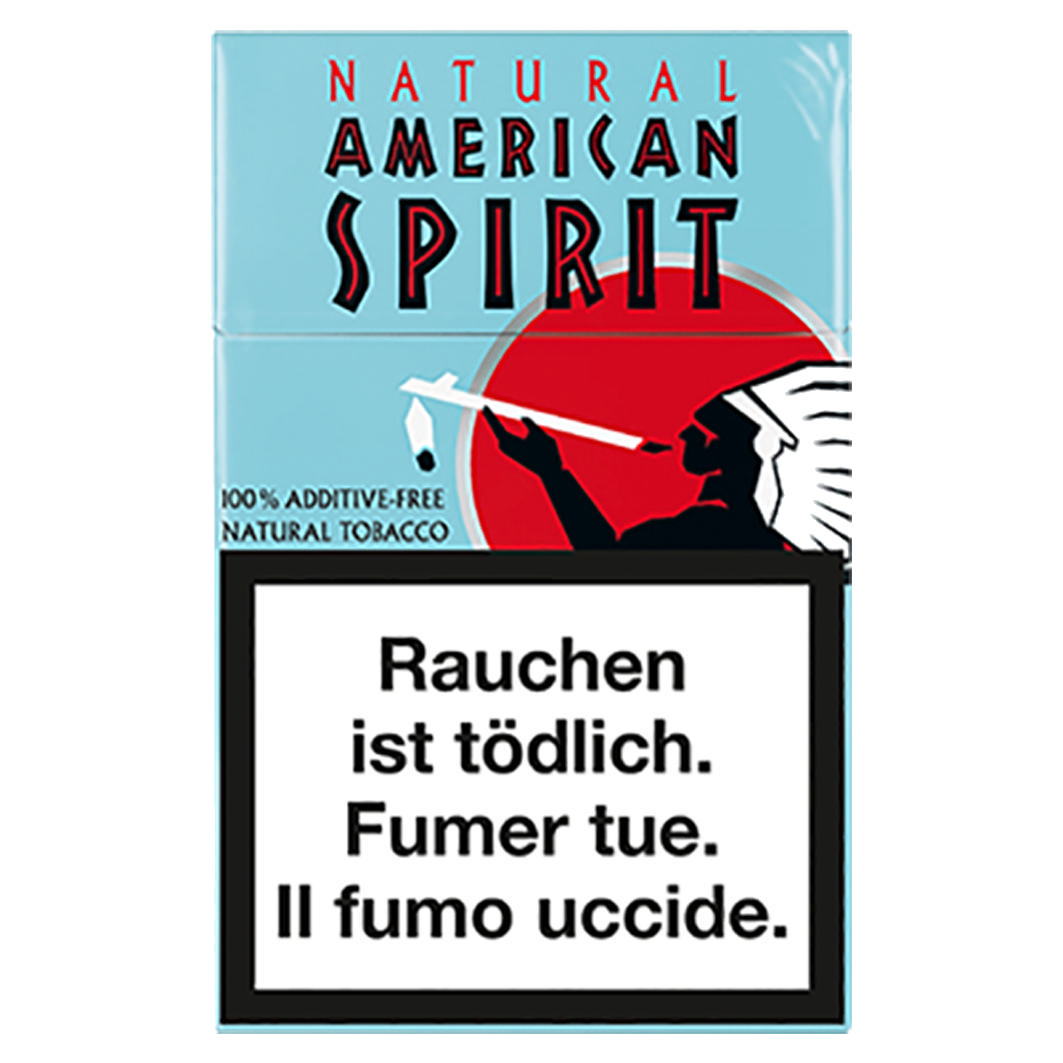 American Spirit Blau Box