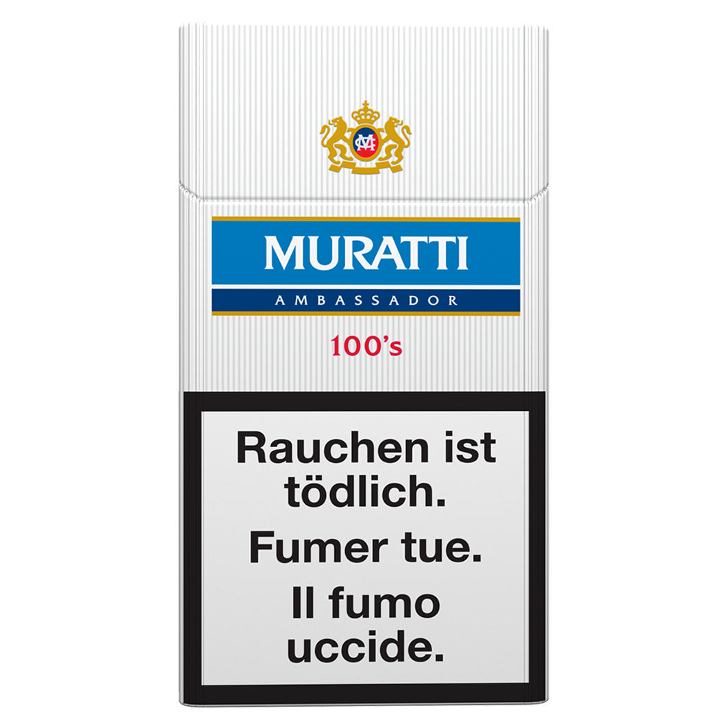 Muratti Ambassador Blue 100's Box