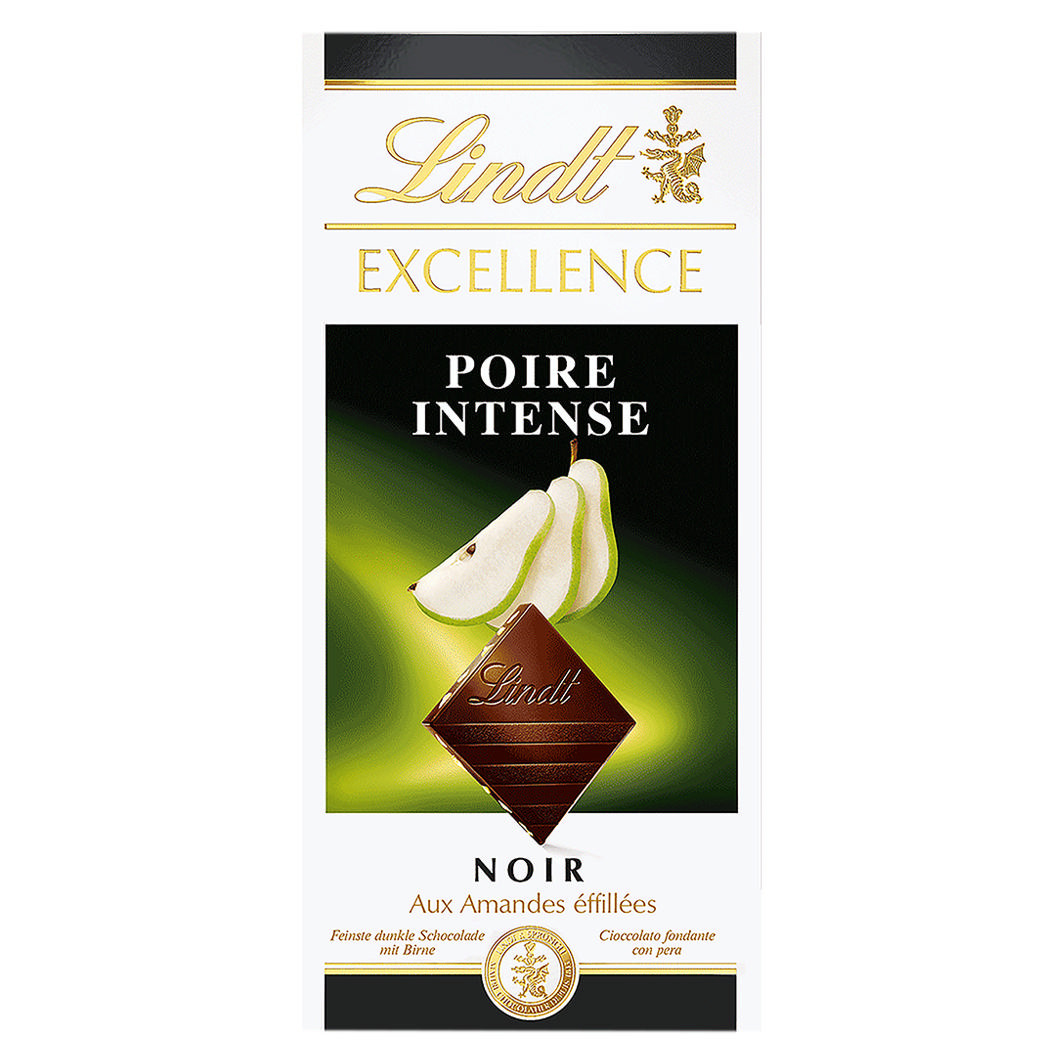 Lindt Excellence Dunkel Birne Intense 100g