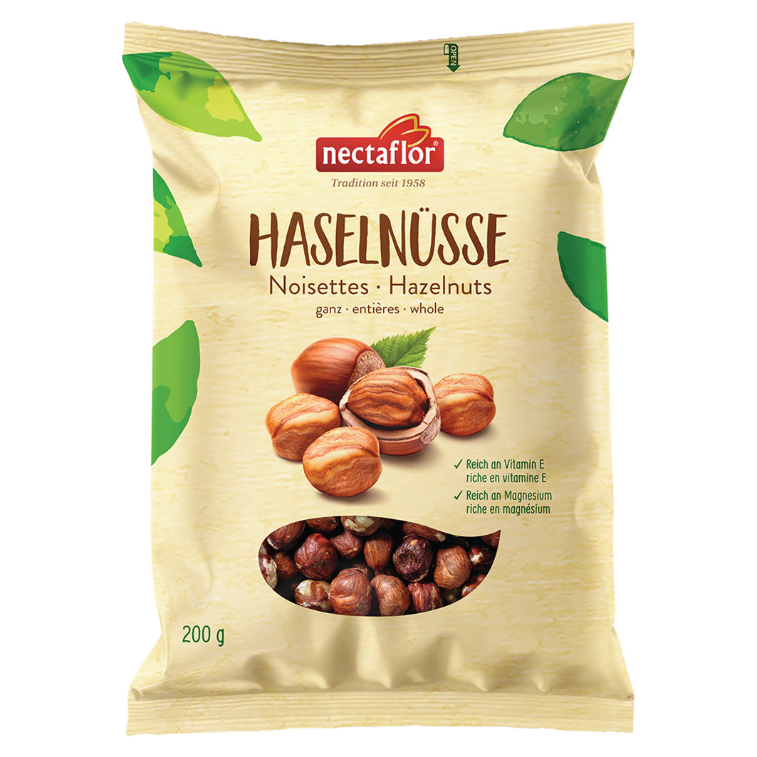 Nectaflor Haselnüsse ganz 200g