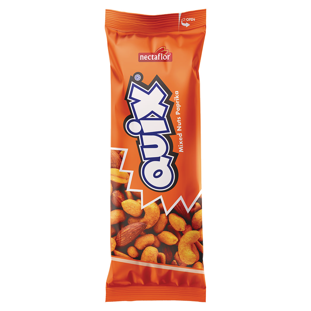 Nectaflor Quix Mixed Nuts Paprika 50g