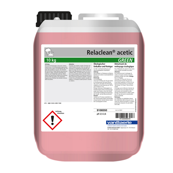 Relaclean acetic Ökologischer Putzessig