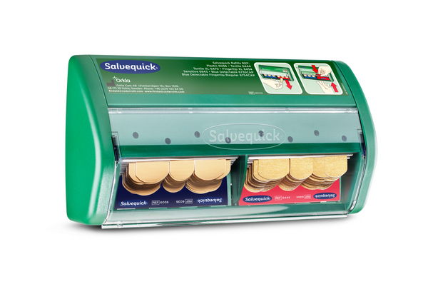 Salvequick Pflaster-Spender gefüllt