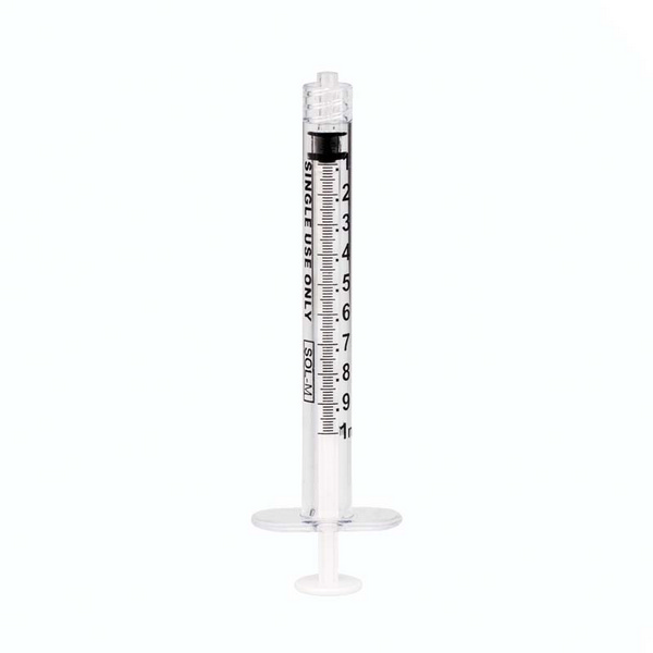 SOL-M 3-teilige Spritze ohne Nadel Luer-Lock
