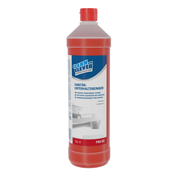 CLEAN and CLEVER Sanitärreiniger PRO 80