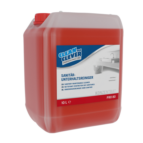 CLEAN and CLEVER Sanitärreiniger PRO 80