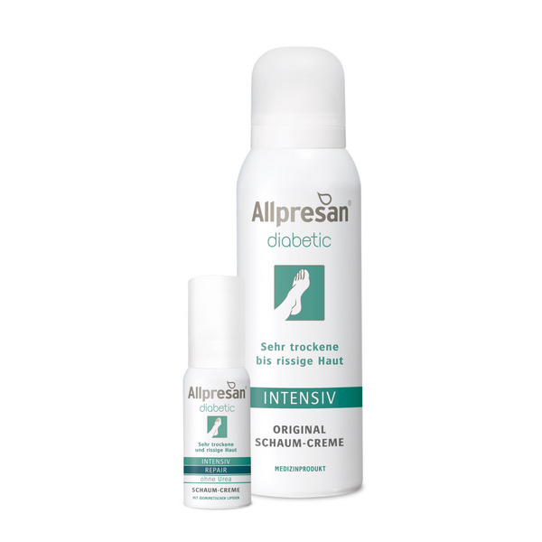 ALLPRESAN Diabetic Intensiv+Repair  125 ml mit Urea und beruhigenden Duft