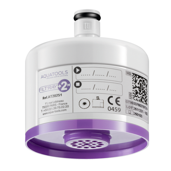 Filter  FILT'RAY Anti-Legionellen und Anti-Keime, Pseudomonaden