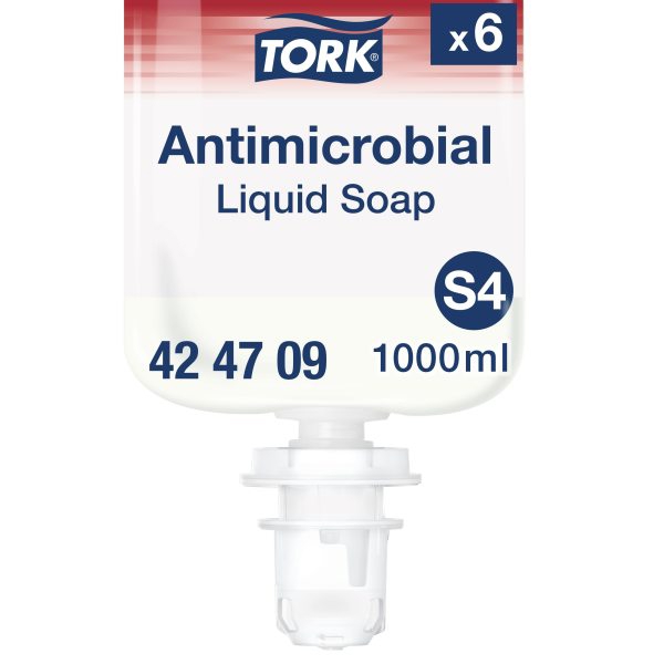 Tork Premium Flüssigseife zur Händedekontamination – S4 System