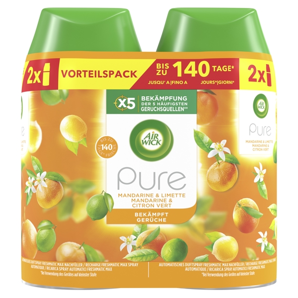 Air Wick Freshmatic Duftspray Nachfüller Mandarine und Limette