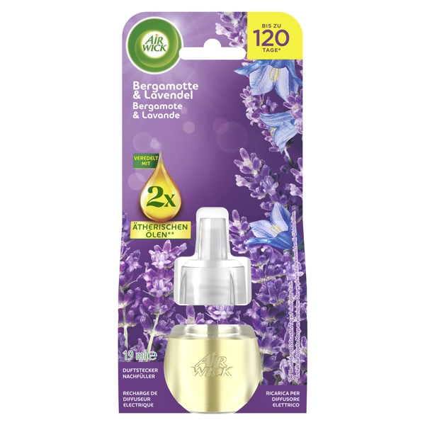 Air Wick Duftstecker Nachfüller Bergamotte und Lavendel