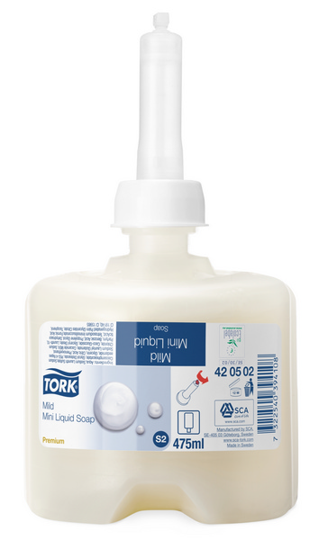 Tork Premium mini mild Flüssigseife – S2 System