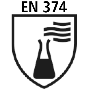 EN 374:2003 Chemische Risiken vollwertig